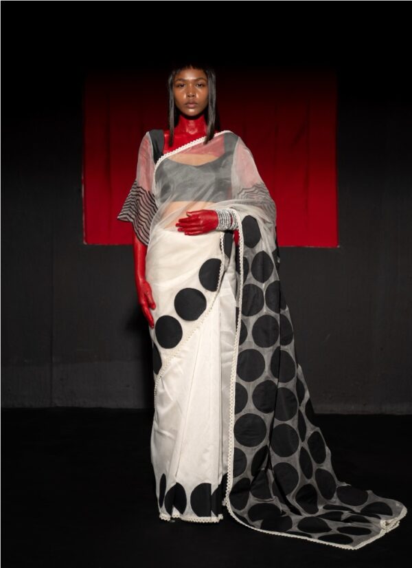 Polka Dot Saree