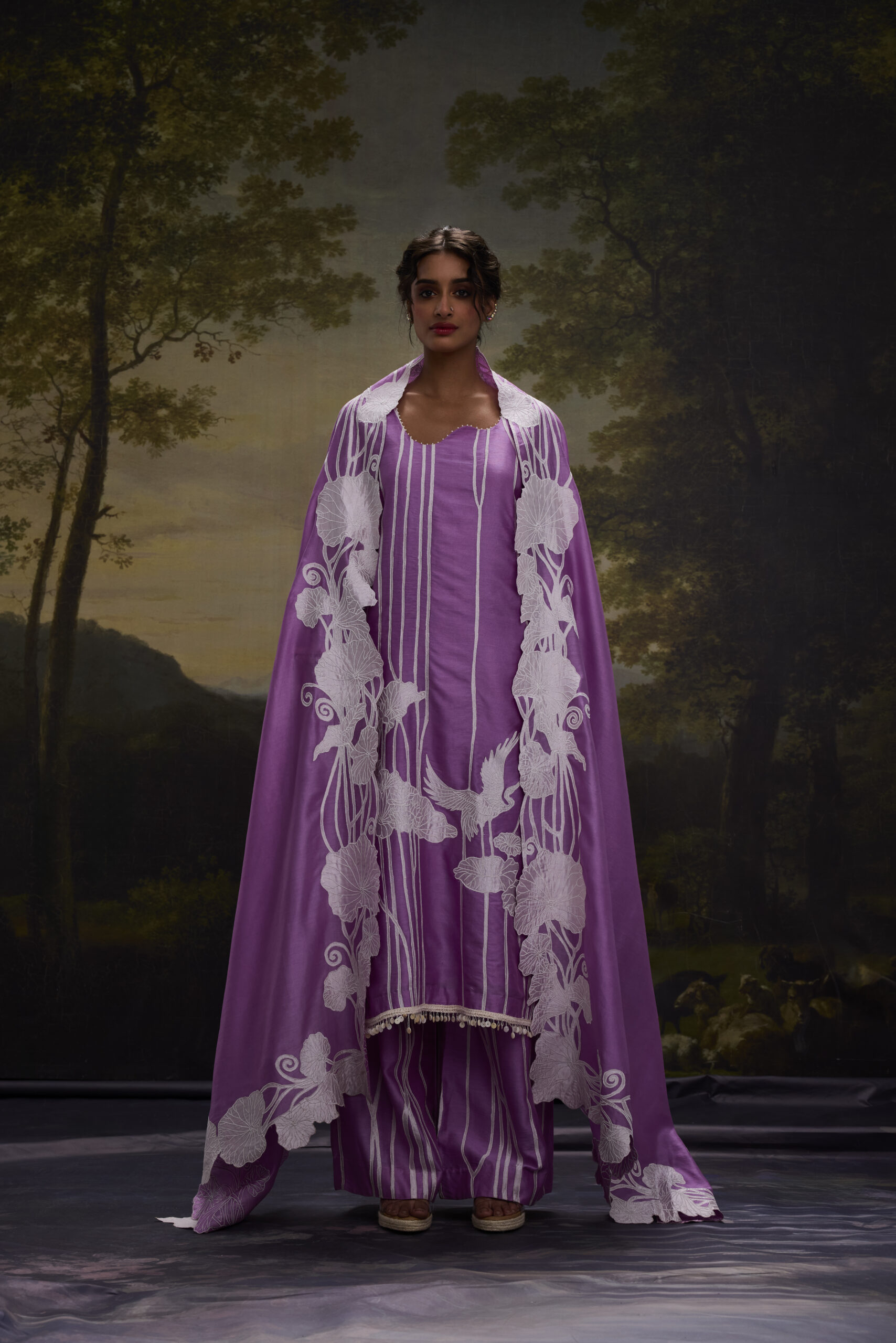 Purple Swan Suit