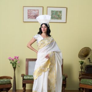 Vanshika Gold Saree